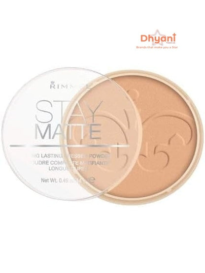 Rimmel Stay Matte Pressed Powder, Warm Beige, 14g