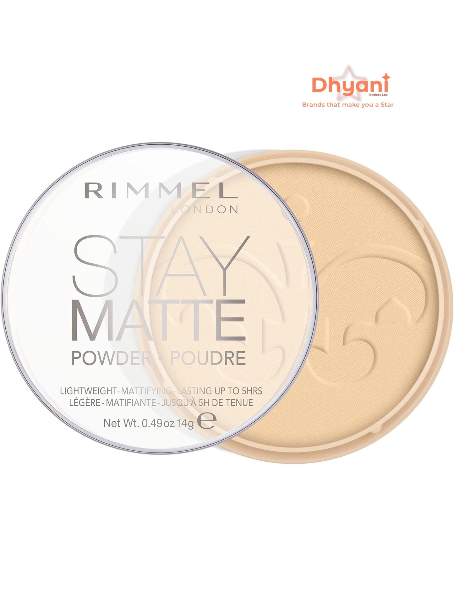 Rimmel Stay Matte Pressed Powder, Transparent, 14g